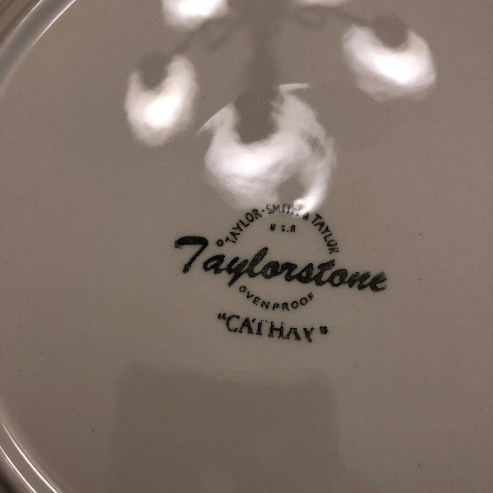MCM TAYLORSTONE DISHES IN Cathay Pattern-Used